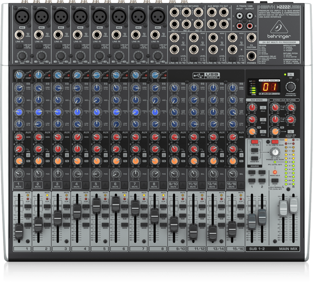 Behringer XENYX X2222USB Mixer