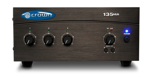 Crown 135MA, Three Input, 35W Mixer-Amplifier