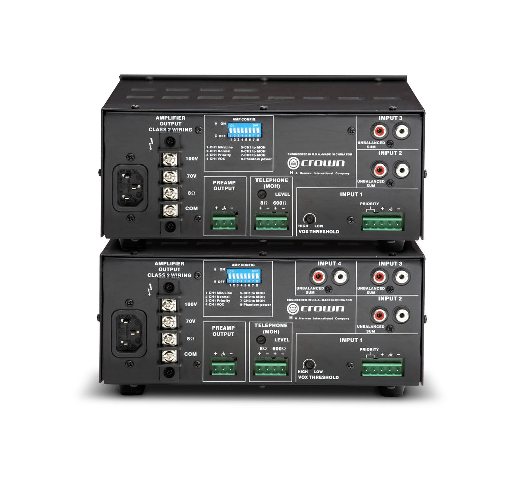 Crown 135MA, Three Input, 35W Mixer-Amplifier