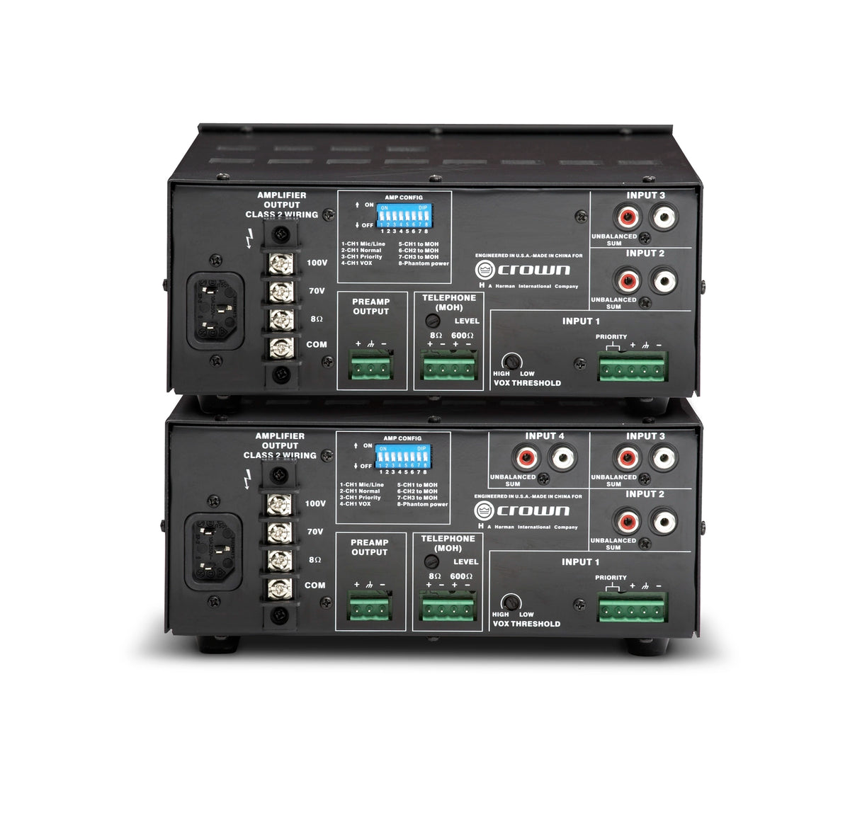 Crown 160MA, Four Input, 60W Mixer-Amplifier