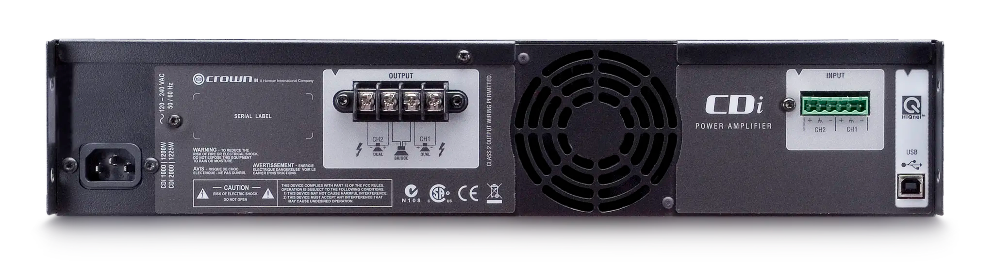 Crown CDi2000 Power Amplifier
