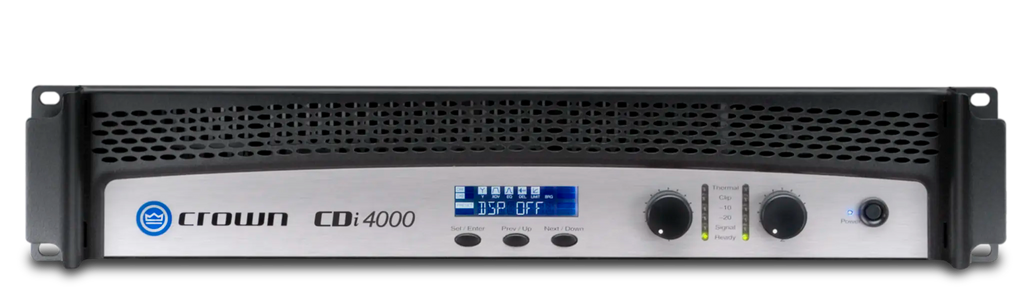 Crown CDi 4000, Two-channel, 1200W @ 4Ω, 70V/140V Power Amplifier