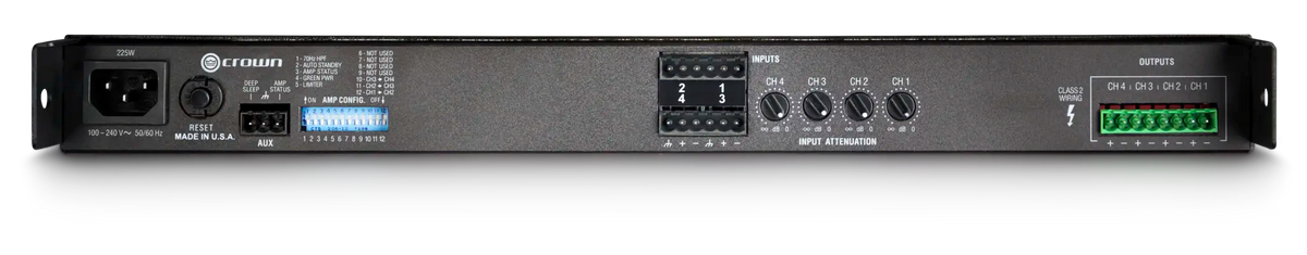 Crown CT 4150, Four-channel, 125W @ 4Ω Power Amplifier