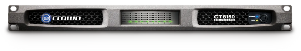 Crown CT 8150, Eight-channel, 125W @ 4Ω Power Amplifier