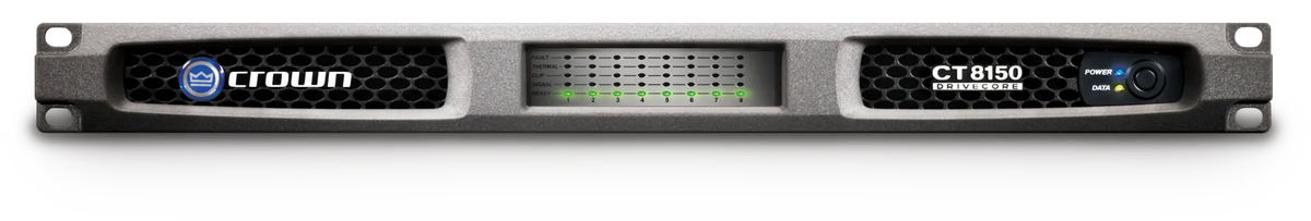 Crown CT 8150, Eight-channel, 125W @ 4Ω Power Amplifier