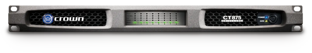 Crown CT 875, Eight-channel, 75W @ 4Ω Power Amplifier