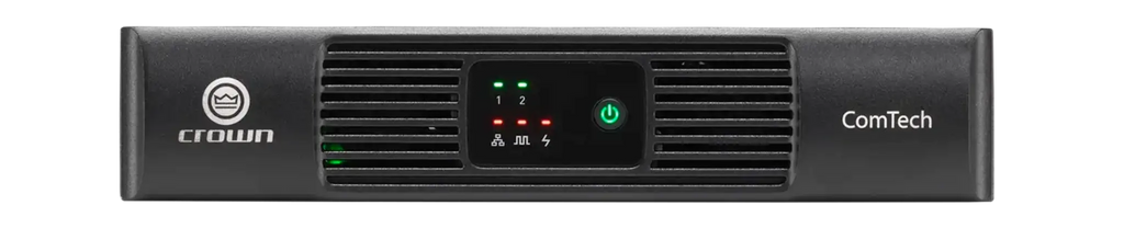 Crown CTD-2125, Two-channel, 125W/ch. Power Sharing Amplifier with DSP and Dante
