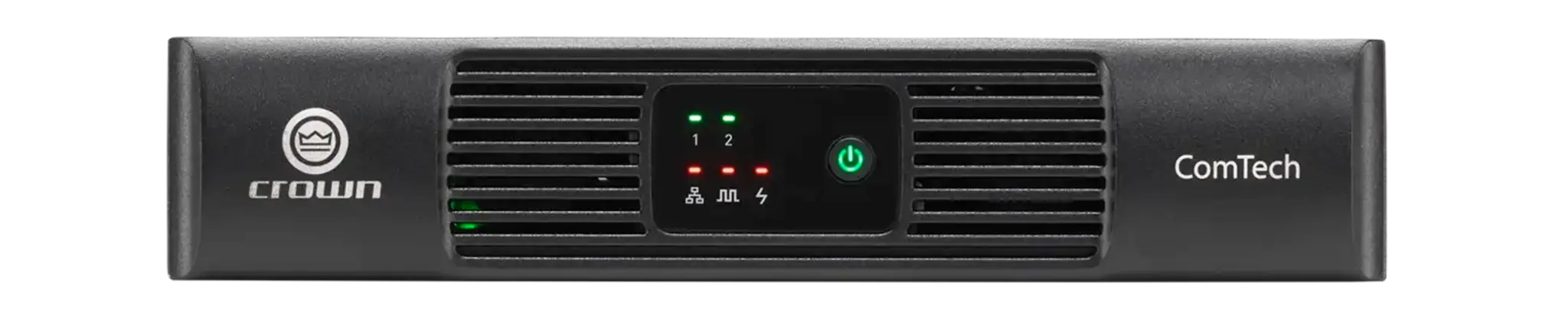 Crown CTD-2125, Two-channel, 125W/ch. Power Sharing Amplifier with DSP and Dante