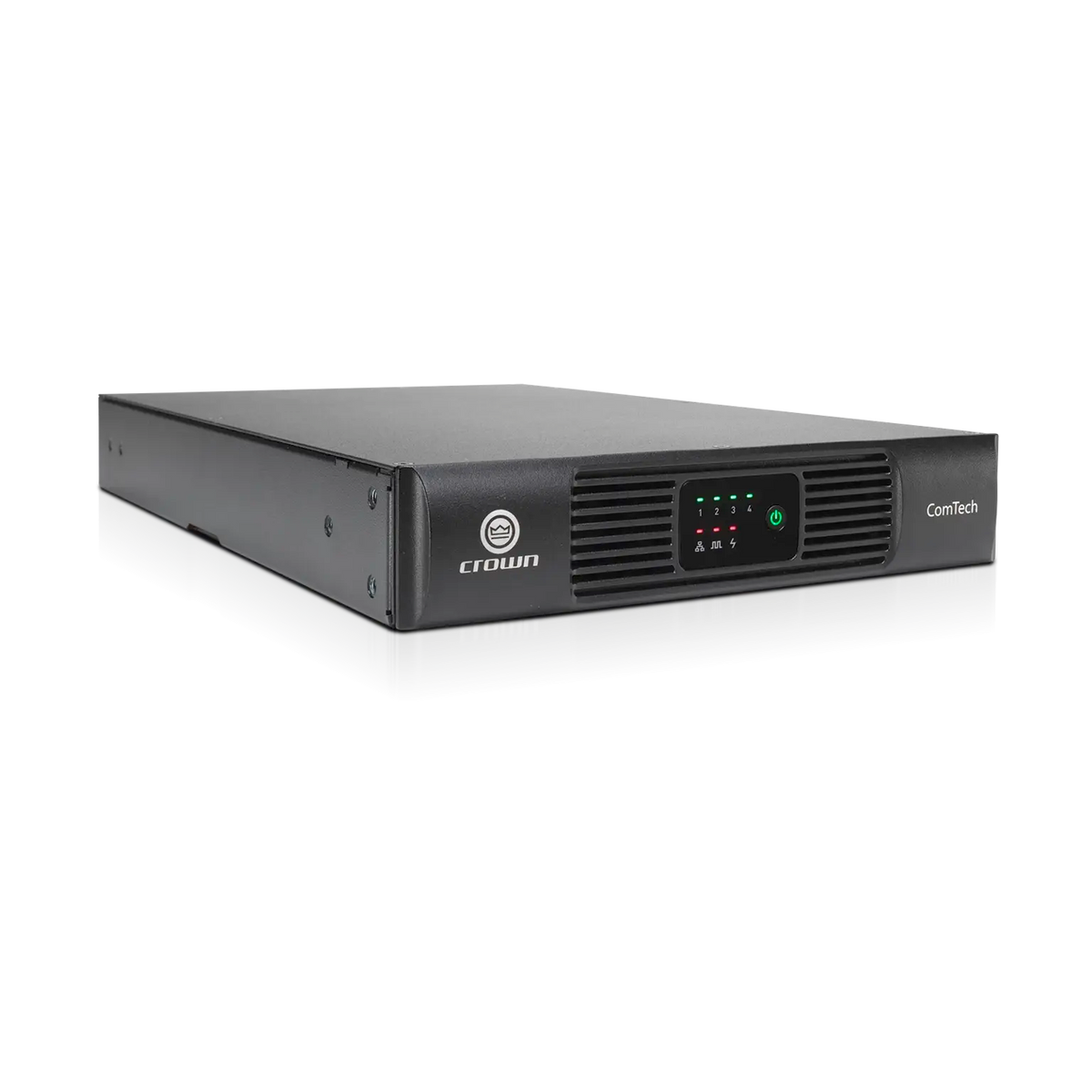 Crown CTD-4125, Four-channel, 125W/ch. Power Sharing Amplifier with DSP and Dante