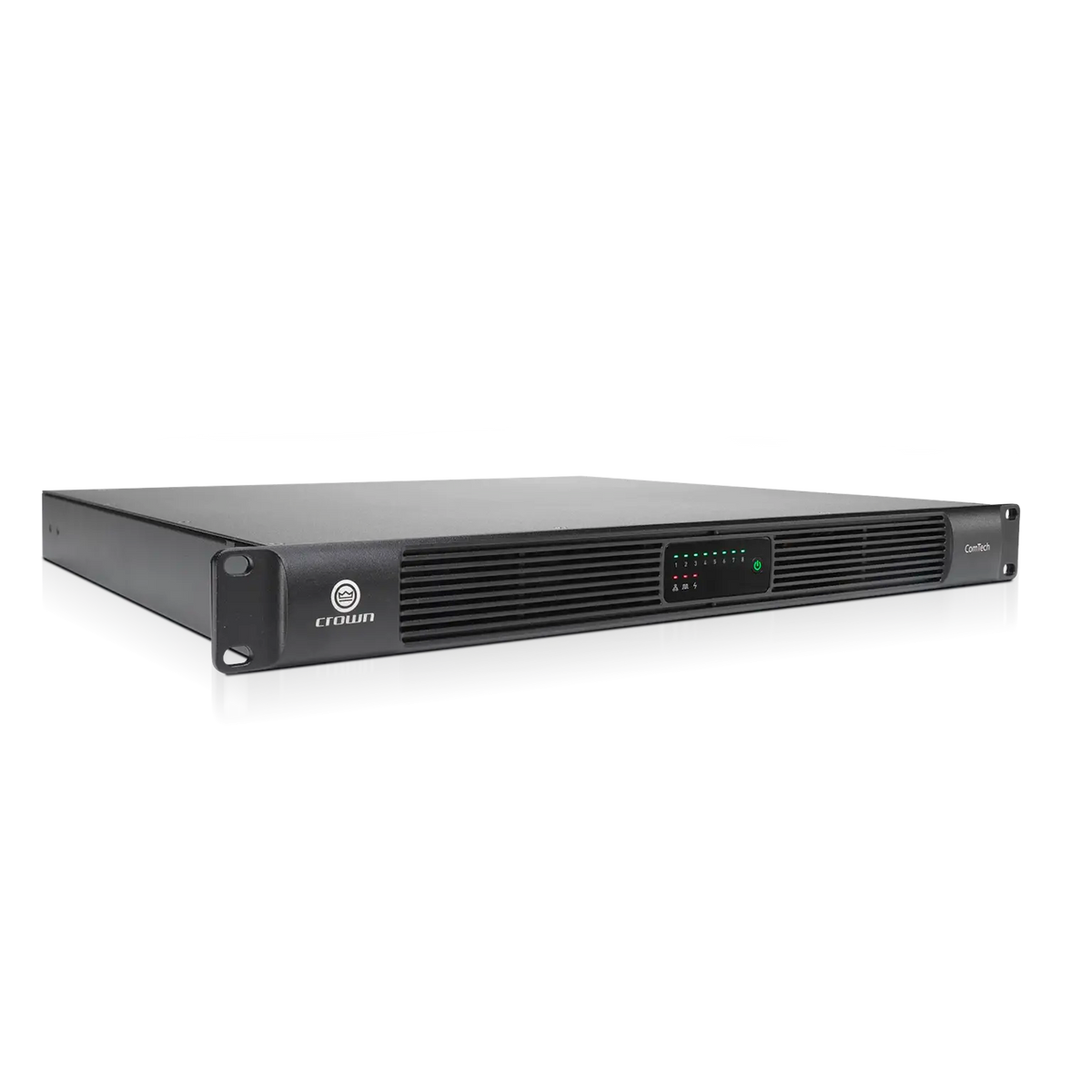 Crown CTD-8125, Eight-channel, 125W/ch. Power Sharing Amplifier with DSP and Dante