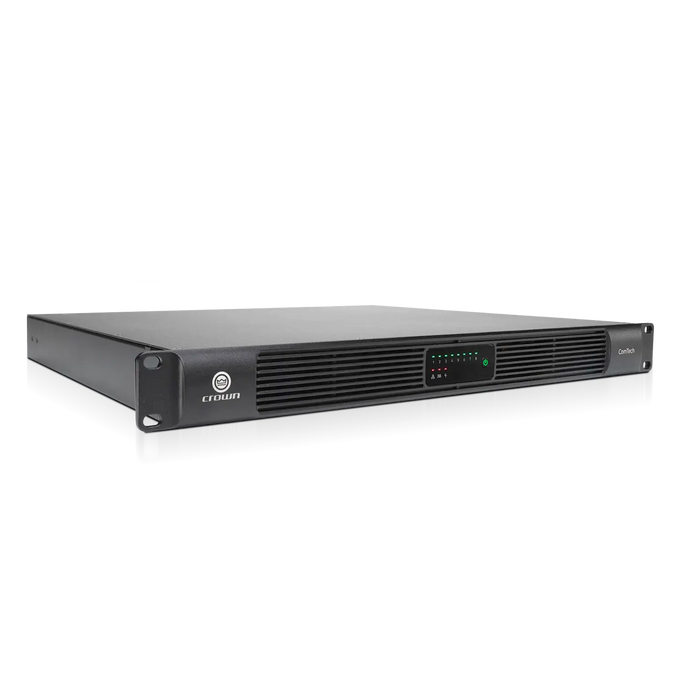 Crown CTD-8125, Eight-channel, 125W/ch. Power Sharing Amplifier with DSP and Dante
