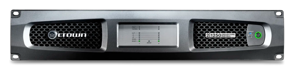 Crown DCi 2|1250, Two-channel, 1250W @ 4Ω Analog Power Amplifier, 70V/100V