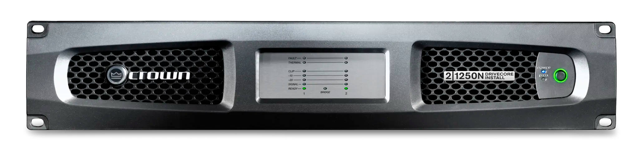 Crown DCi 2|1250N, Two-channel, 1250W @ 4Ω Power Amplifier with BLU link, 70V/100V