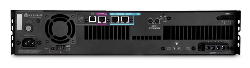 Crown DCi 2|1250N, Two-channel, 1250W @ 4Ω Power Amplifier with BLU link, 70V/100V