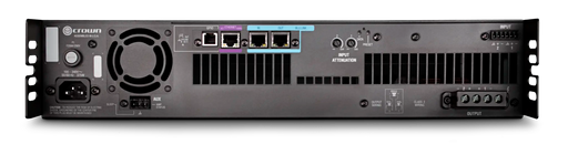 Crown DCi 2|300N, Two-channel, 300W @ 4Ω Power Amplifier with BLU link, 70V/100V / EN 54-16 Compliant for Life Safety Applications