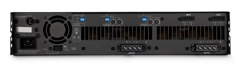 Crown DCi 4|1250, Four-channel, 1250W @ 4Ω Analog Power Amplifier, 70V/100V