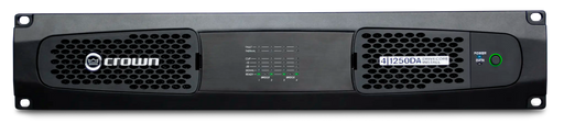 Crown DCi 4|1250DA, Four-channel, 1250W @ 4Ω Power Amplifier with Dante™ / AES67 Networked Audio, and 70V/100V / EN 54-16 Compliant for Life Safety Applications