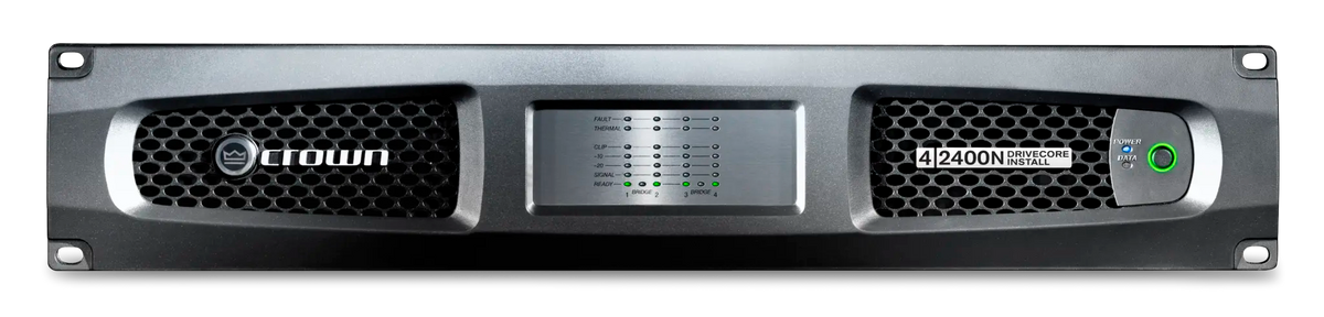 Crown DCi 4|2400N, Four-channel, 2400W @ 4Ω Power Amplifier with BLU link, 70V/100V