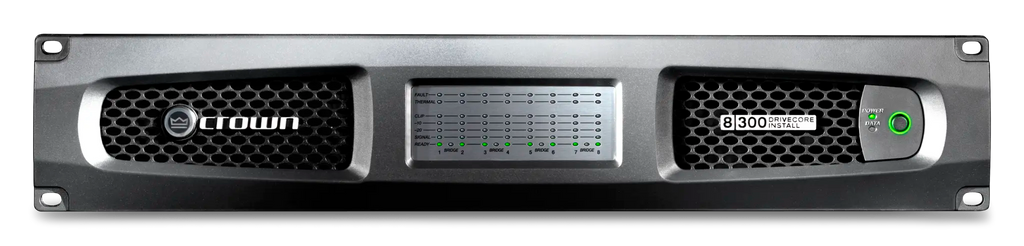 Crown DCi 8|300, Eight-channel, 300W @ 4Ω Analog Power Amplifier, 70V/100V
