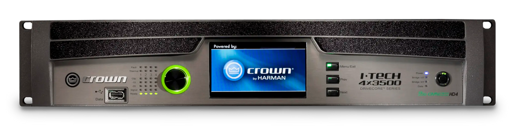 Crown I-Tech 4x3500HD, Four-channel, 4000W @ 4Ω Power Amplifier