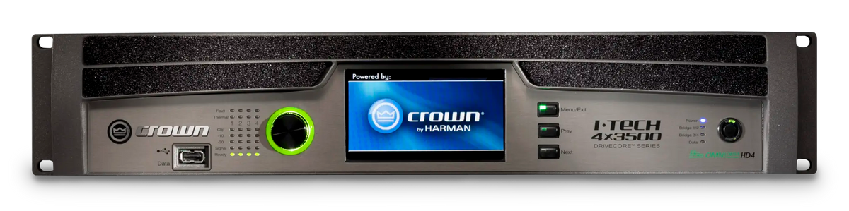 Crown I-Tech 4x3500HD, Four-channel, 4000W @ 4Ω Power Amplifier