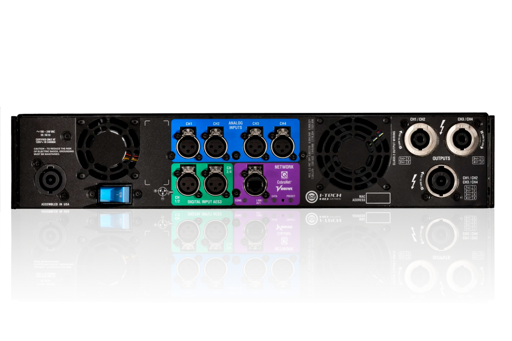 Crown I-Tech 4x3500HD, Four-channel, 4000W @ 4Ω Power Amplifier