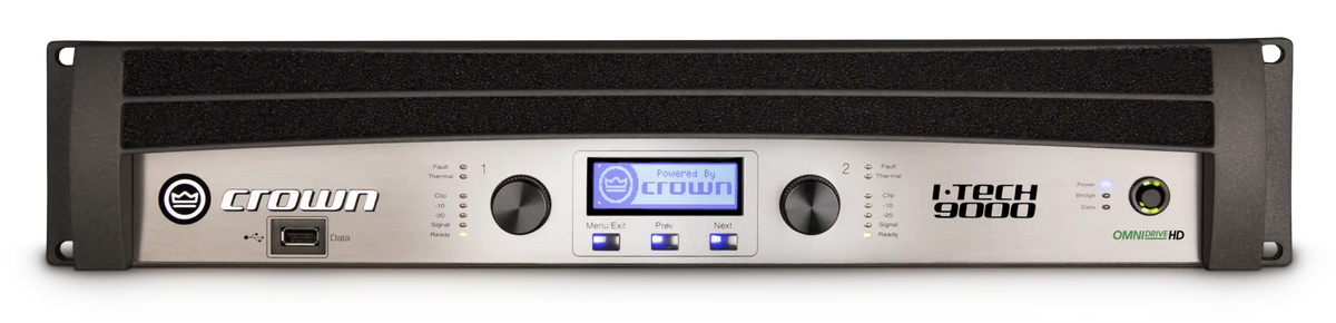 Crown I-Tech 9000HD, Two-channel, 3500W @ 4Ω Power Amplifier