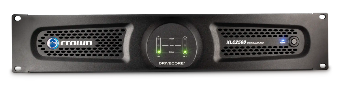 Crown XLC 2500, Two-channel, 500W @ 4Ω Power Amplifier