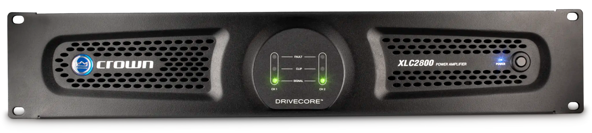 Crown XLC 2800, Two-channel, 800W @ 4Ω Power Amplifier