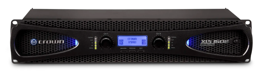 Crown XLS 1502, Two-channel, 525W @ 4Ω Power Amplifier