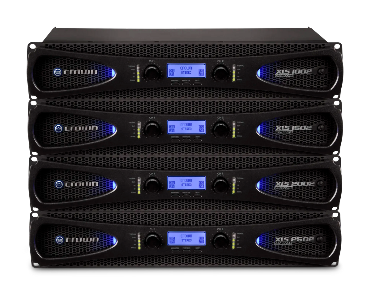 Crown XLS 2002, Two-channel, 650W @ 4Ω Power Amplifier