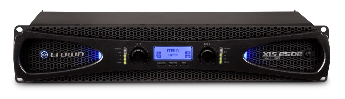 Crown XLS 2502, Two-channel, 775W @ 4Ω Power Amplifier