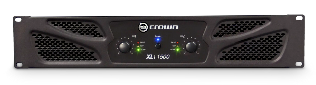 Crown XLi 1500, Two-channel, 450W @ 4Ω Power Amplifier