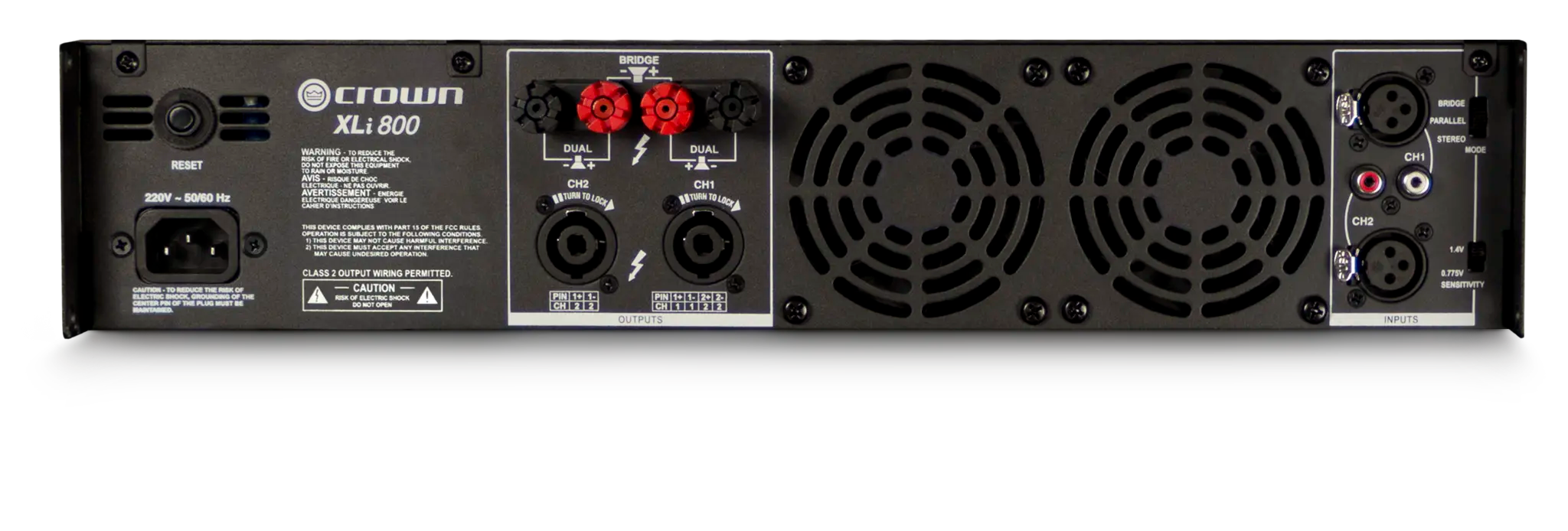 Crown XLi800 Power Amplifier