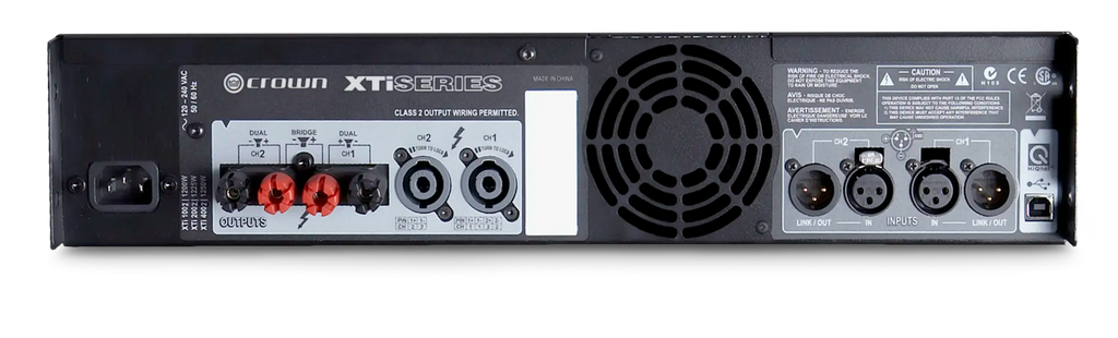 Crown XTi 1002, Two-channel, 500W Power Amplifier