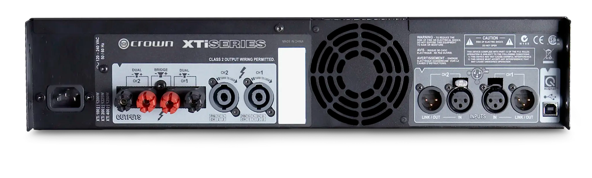 Crown XTi 4002, Two-channel, 1200W @ 4Ω Power Amplifier