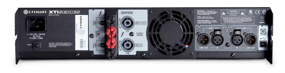 Crown XTi 6002, Two-channel, 2100W @ 4Ω Power Amplifier