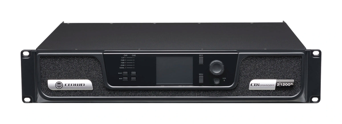 Crown CDi 2|1200BL, Analog + BLU link input, 2 channel, 1200W per output channel