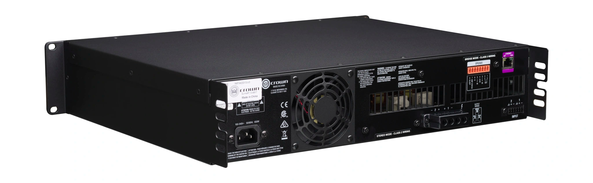 Crown CDi 2|1200 Analog input, 2 channel