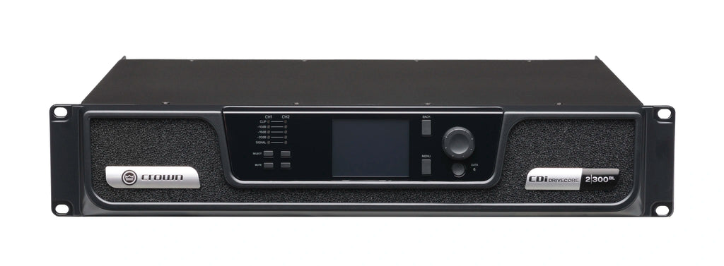 Crown CDi 2|300BL, Analog + BLU link input, 2 channel, 300W per output channel