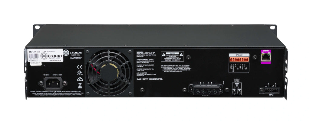 Crown CDi 2|300, Analog input, 2 channel, 300W per output channel