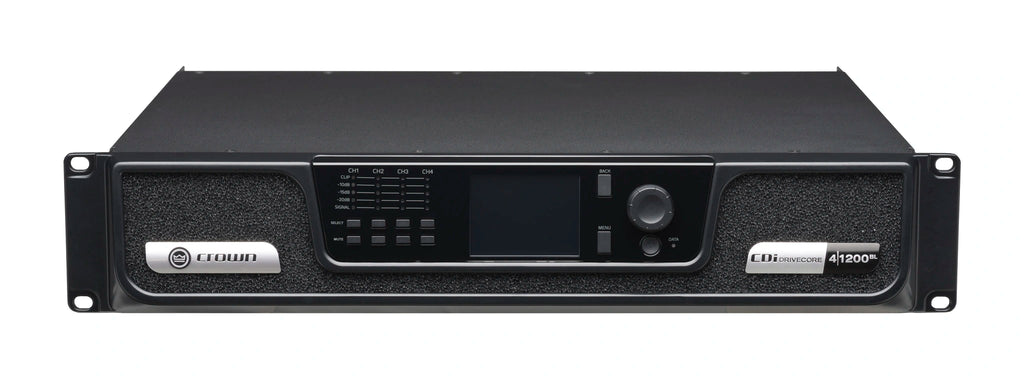 Crown CDi 4|1200BL, Analog + BLU link input, 4 channel, 1200W per output channel