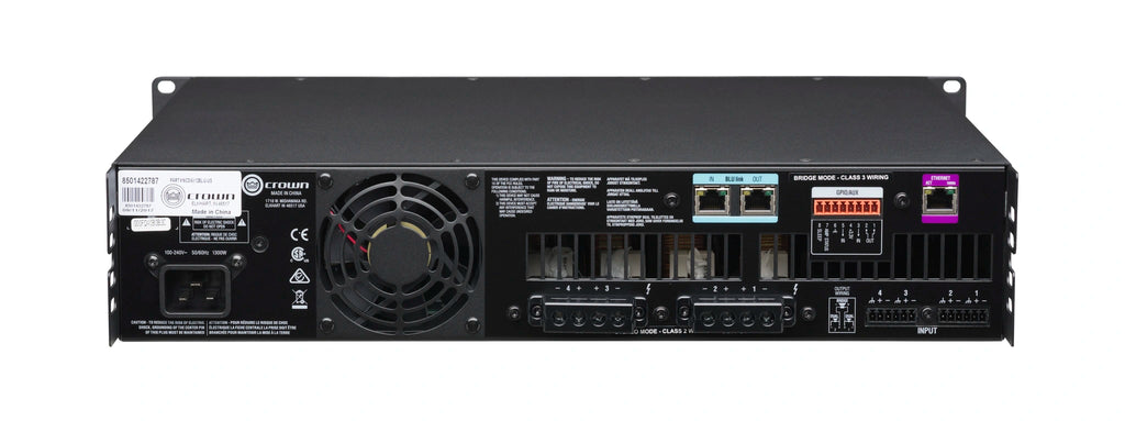 Crown CDi 4|1200BL, Analog + BLU link input, 4 channel, 1200W per output channel