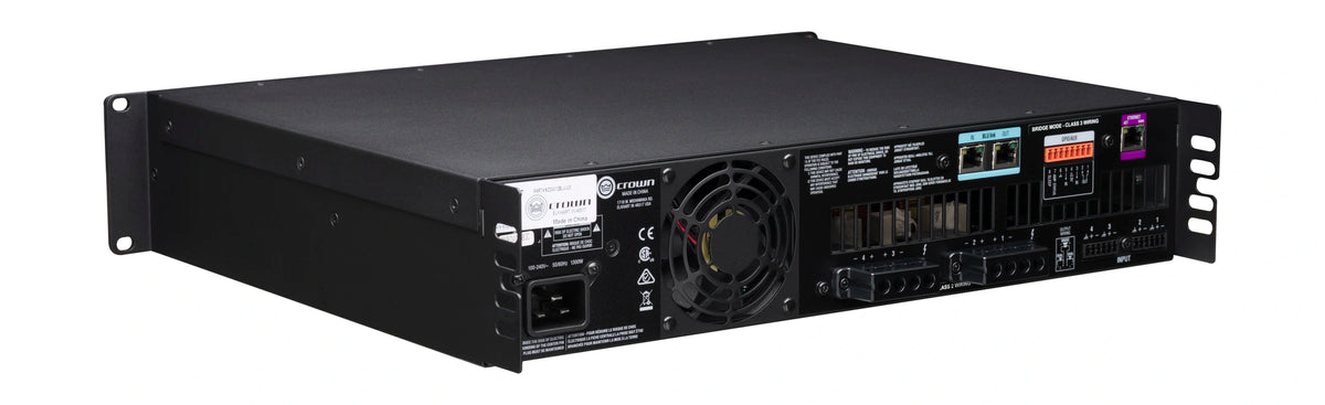 Crown CDi 4|1200BL, Analog + BLU link input, 4 channel, 1200W per output channel