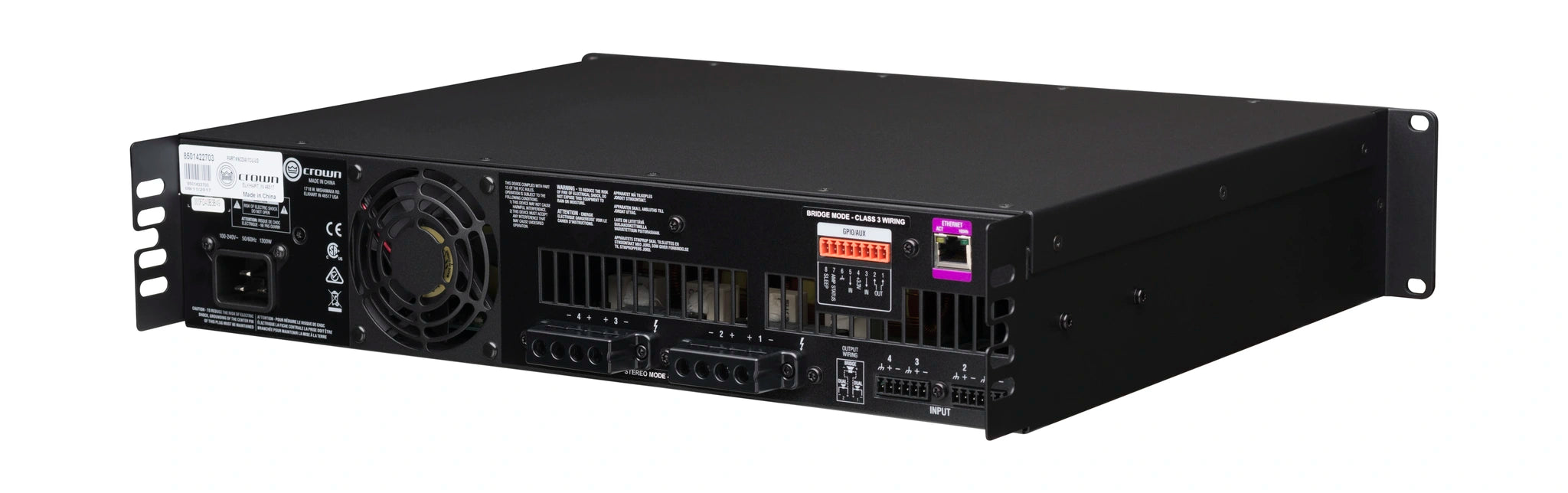 Crown CDi 4|1200 Analog input, 4 channel