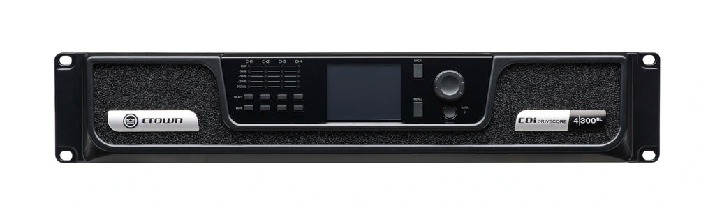Crown CDi 4|300BL, Analog + BLU link input, 4 channel, 300W per output channel