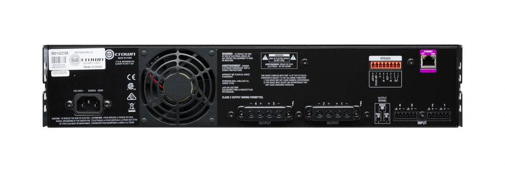 Crown CDi 4|300, Analog input, 4 channel, 300W per output channel