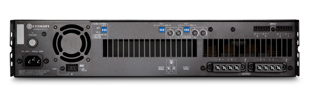Crown DCi 4|300, Four-channel, 300W @ 4Ω Analog Power Amplifier, 70V/100V