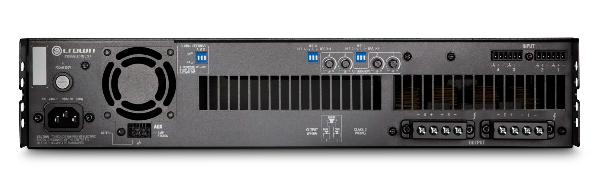 Crown DCi 4|600 Four-channel, 600W @ 4Ω Analog Power Amplifier