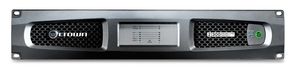 Crown DCi 2|300, Two-channel, 300W @ 4Ω Analog Power Amplifier, 70V/100V